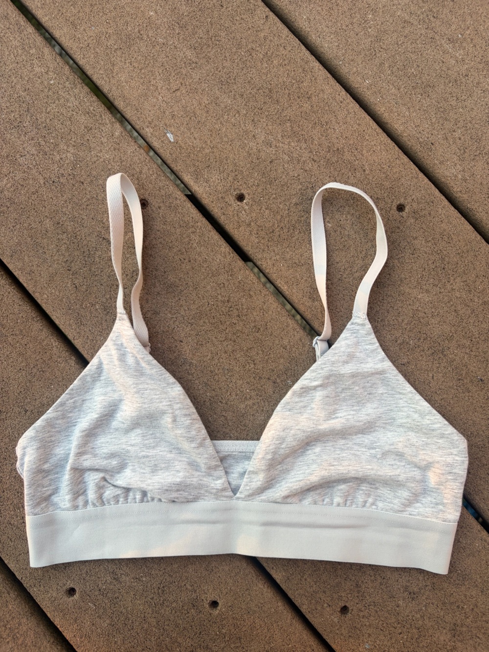 Auden Light Gray Wireless Bralette (only worn once!)